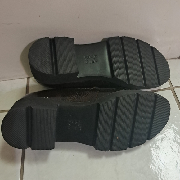 Naturalizer Loafers Women's 8.5 Brown Leather Tassels Penny Loafers Heeled - Picture 6 of 6